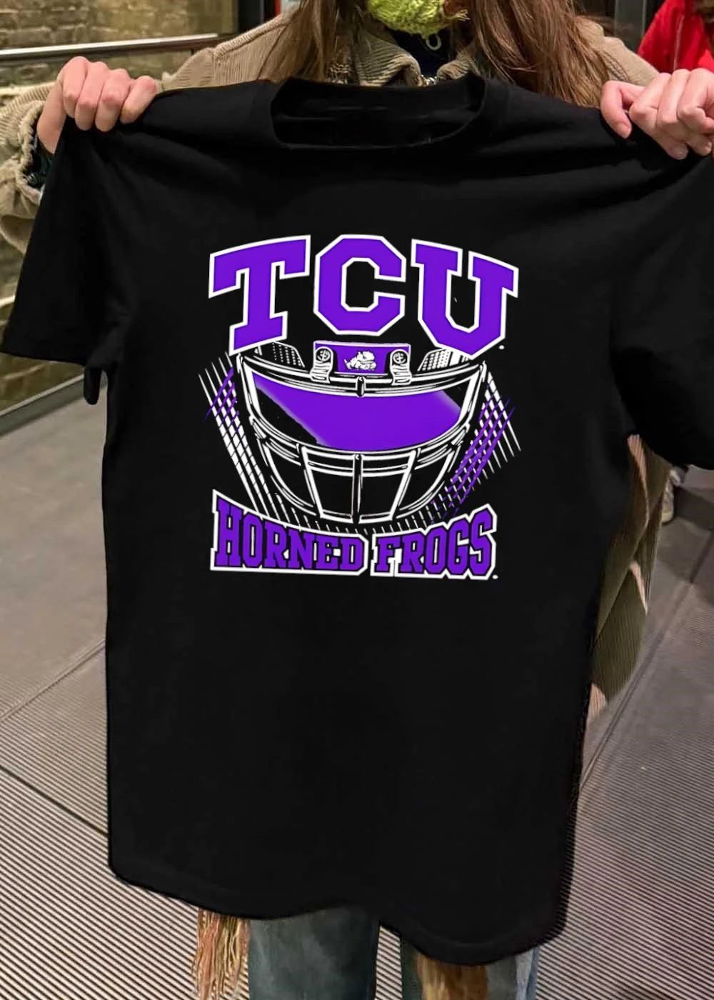 TCU Horned Frogs Football Helmet shirt