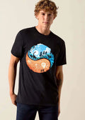 Yin Yang Prehistoric Dinosaurs Paleontologists Fossils Silhouette shirt