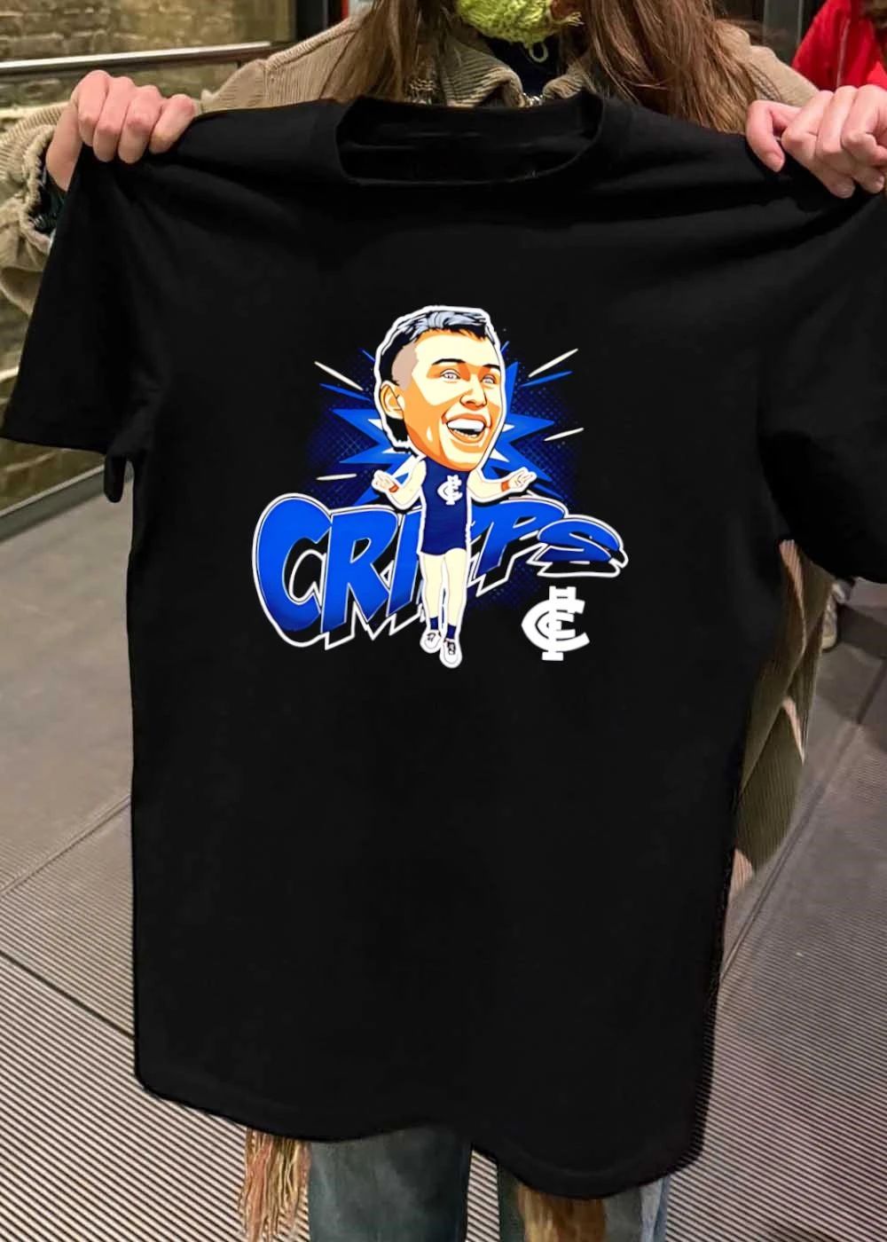 Carlton Football Club Patrick Cripps Caricature Carlton T-Shirt