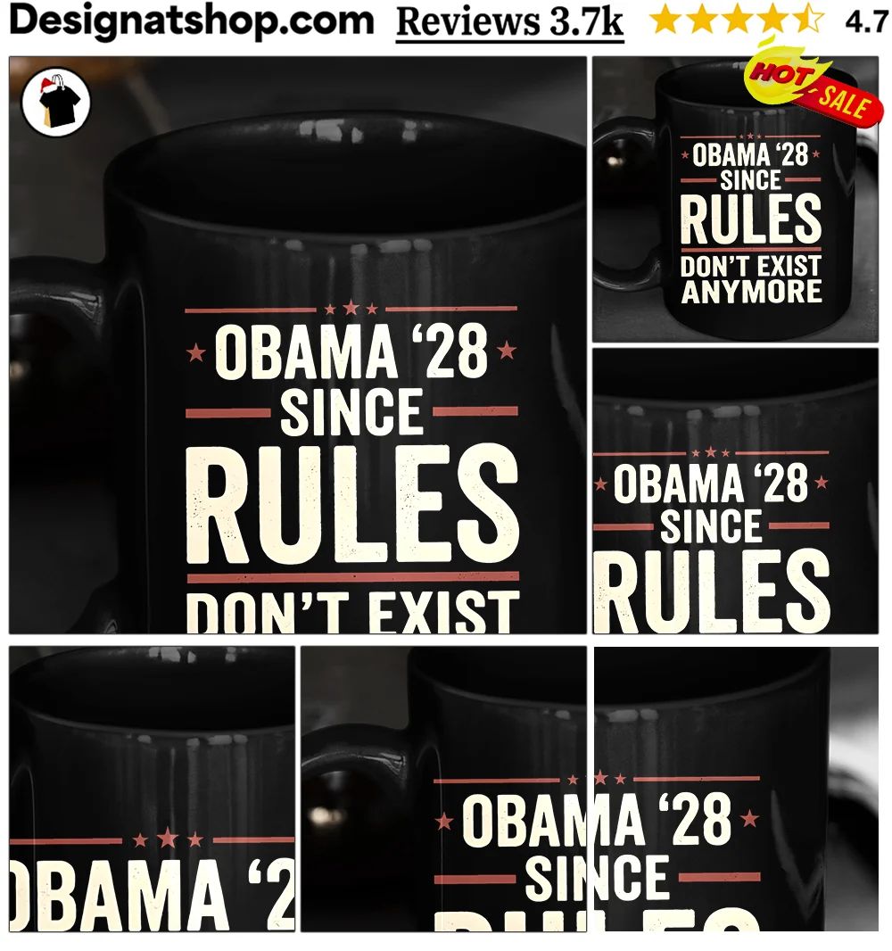 Barack Obama Apparel Obama ’28 Since Rules Don’t Exist Anymore Cotton Shirt
