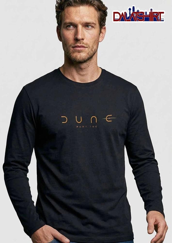 Dune Part Two Orange Minimalist Stylized Sci Fi Movie Logo shirt