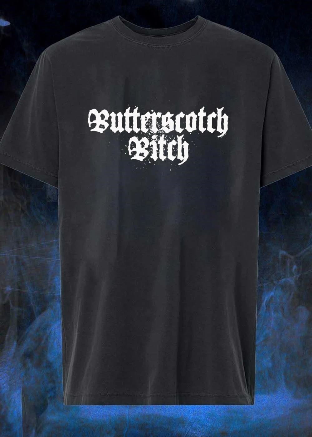 Butterscotch Bitch White Graphic T-Shirt