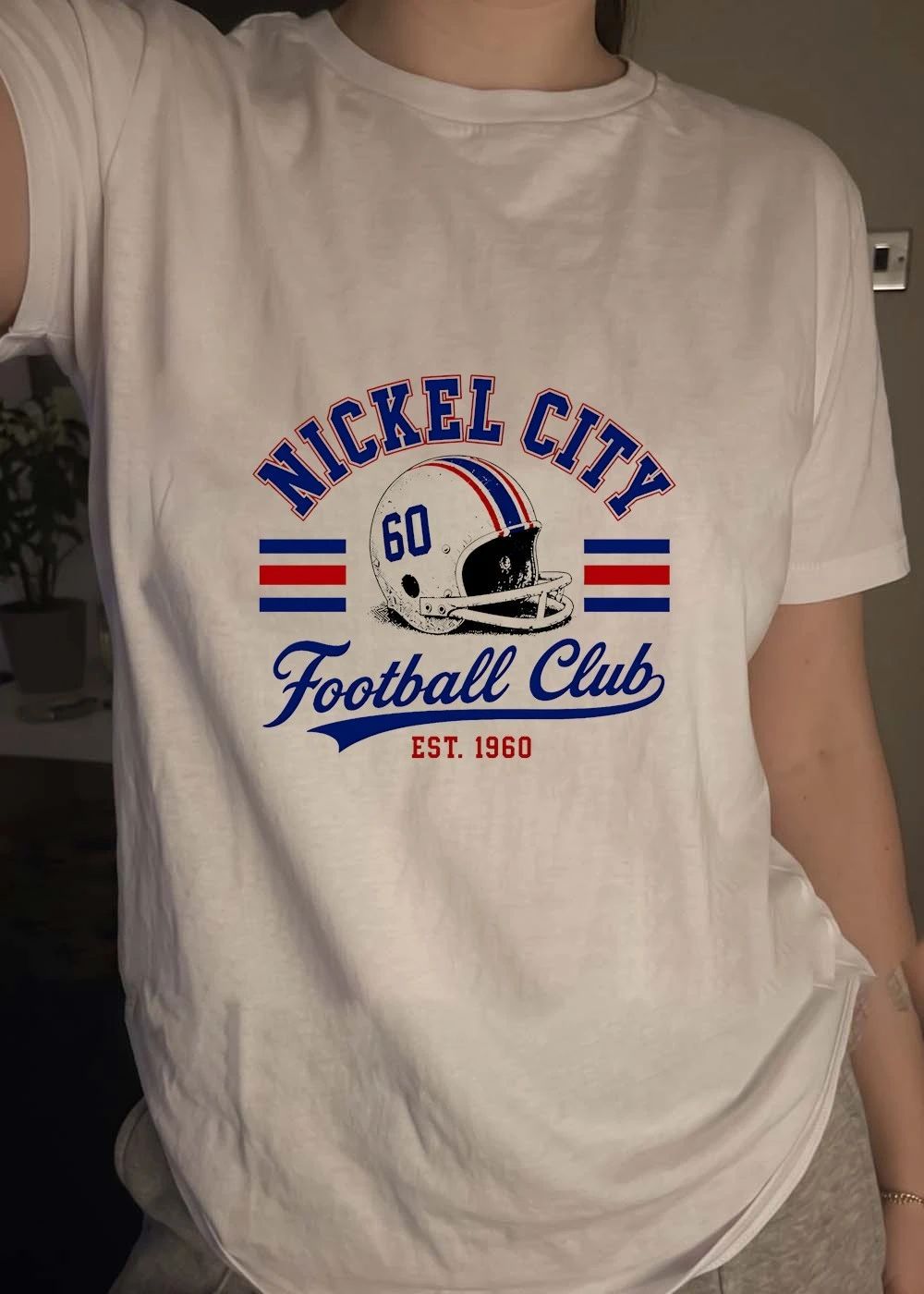 Nickel City Football Club Helmet Logo Est 1960 T-Shirt