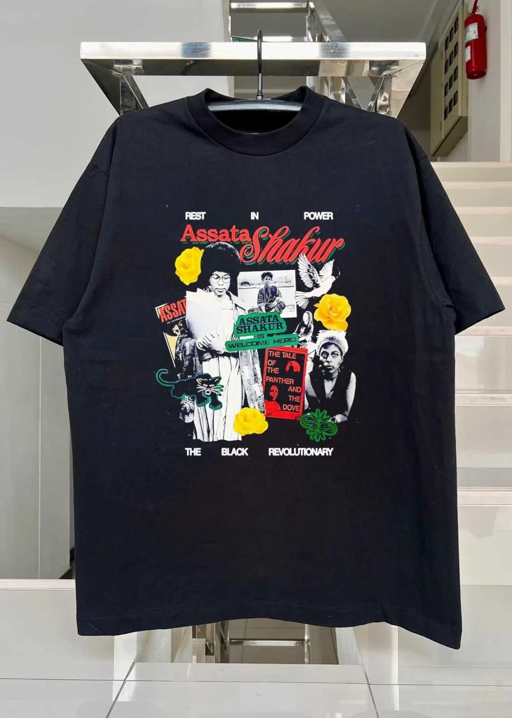 Rest in Power Assata Shakur The Tale of the Panther and the Dove Shirt