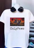 OnlyPaws Two French Bulldogs Sunset Cybertruck shirt