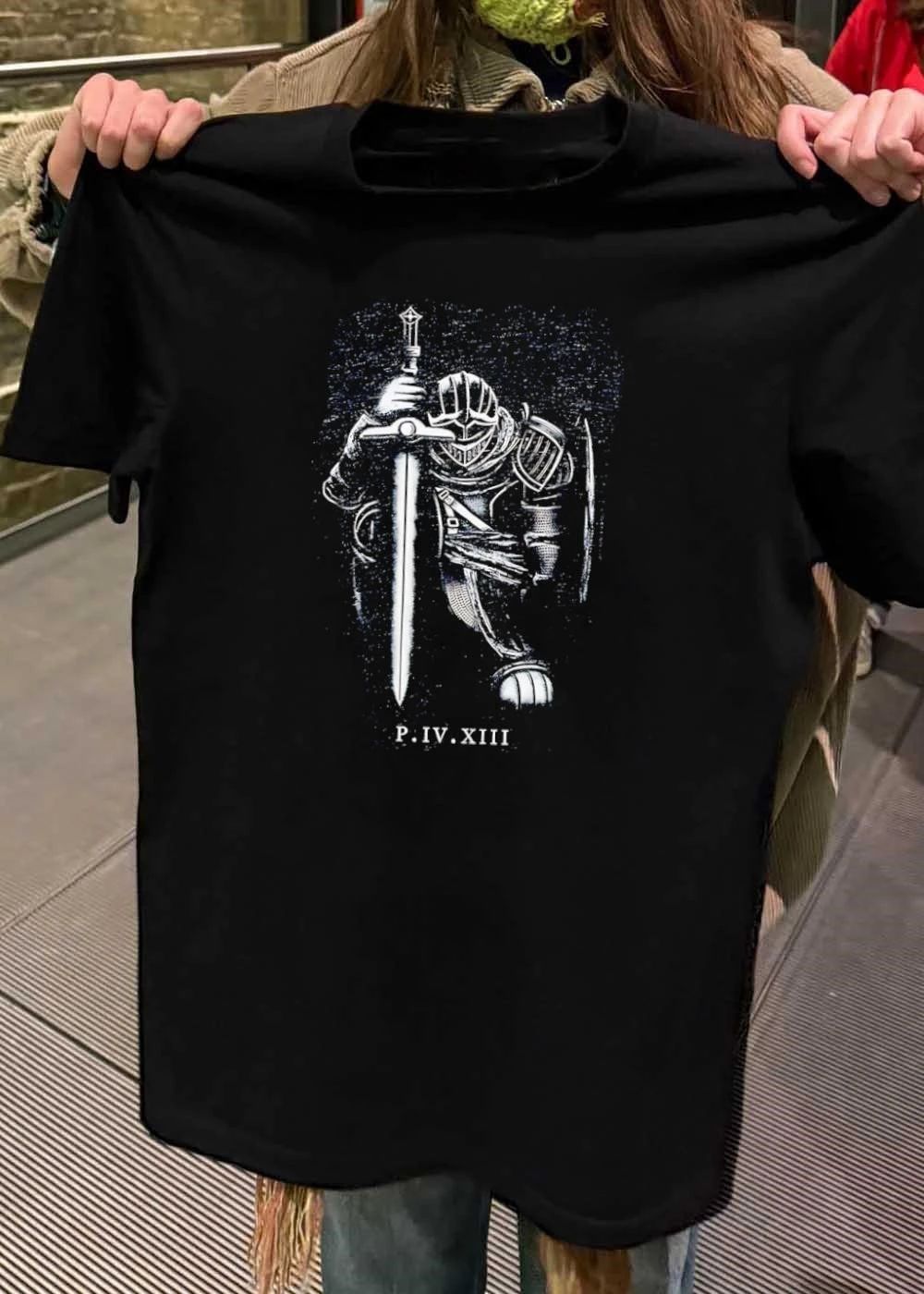 P.IV.XIII Kneeling Knight Vigilant Sword Guardian shirt