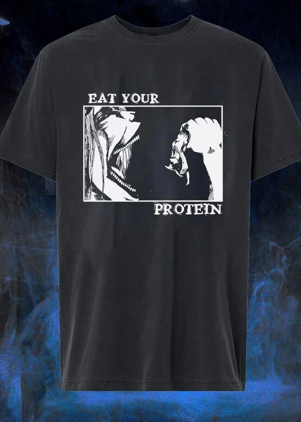 Eat Your Protein Mouth Chomp T-Shirt