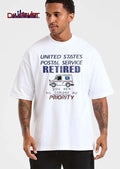 United States Postal Service Retired You Are No Longer My Priority White Mail Delivery Truck Line Art shirt
