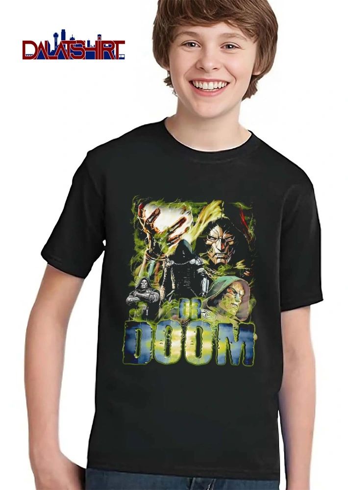Dr Doom Doctor Doom Green Magic Smoke Comic Collage Bootleg shirt