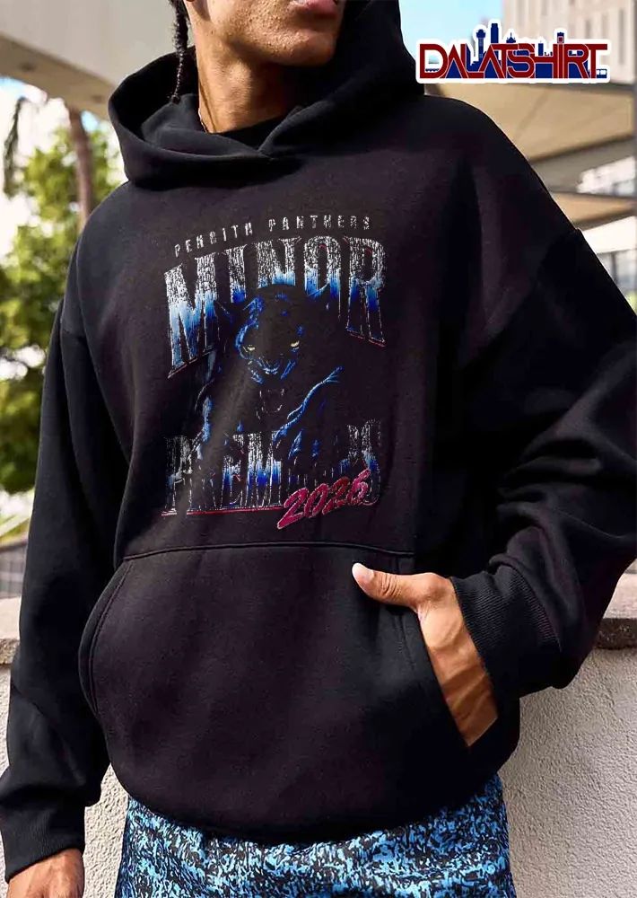 Penrith Panthers Nrl Minor Premiers 2026 Roaring Black Feline Claws Distressed Text shirt