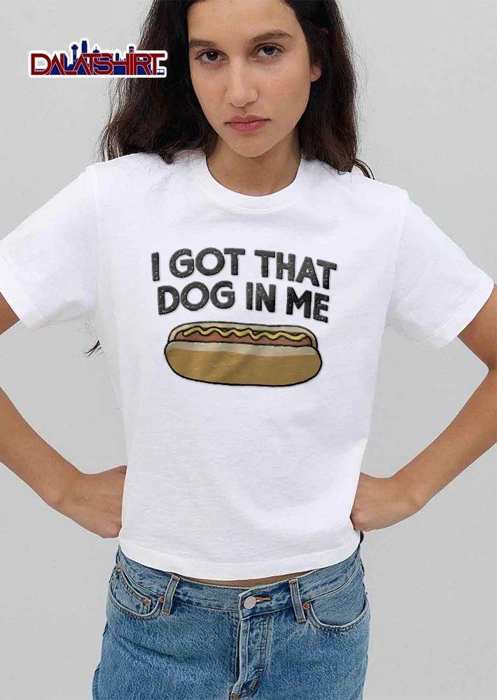 I Got That Dog In Me Cartoon Hot Frank Mustard Bun shirt