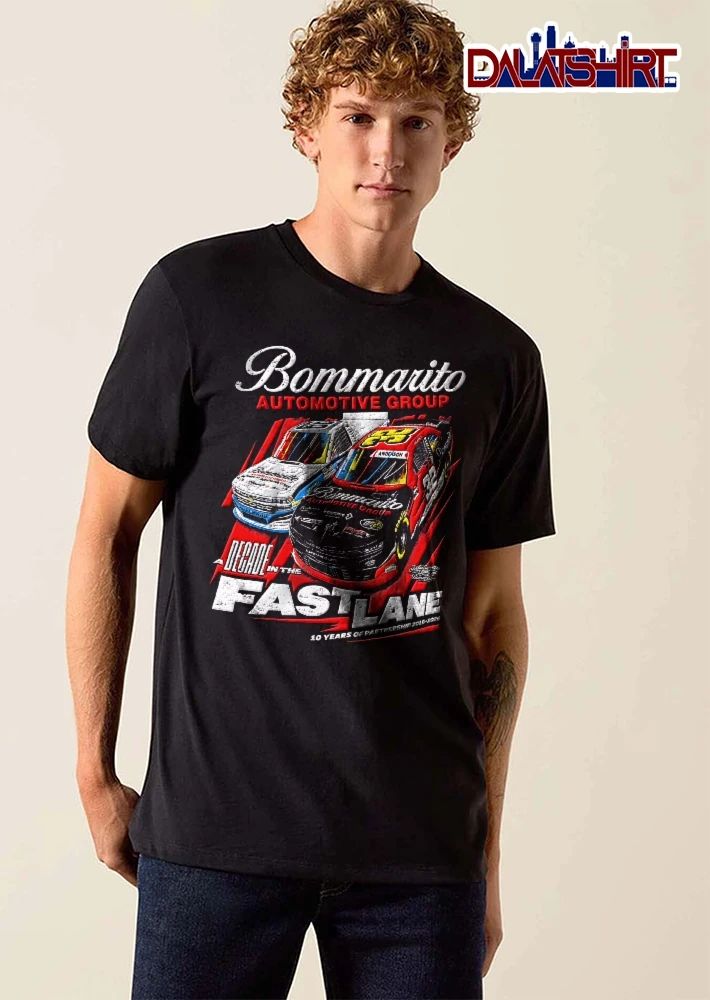 Bommarito Automotive Group A Decade In The Fast Lane Anderson 10 Years Of Partnership 2016 2026 Race Cars shirt