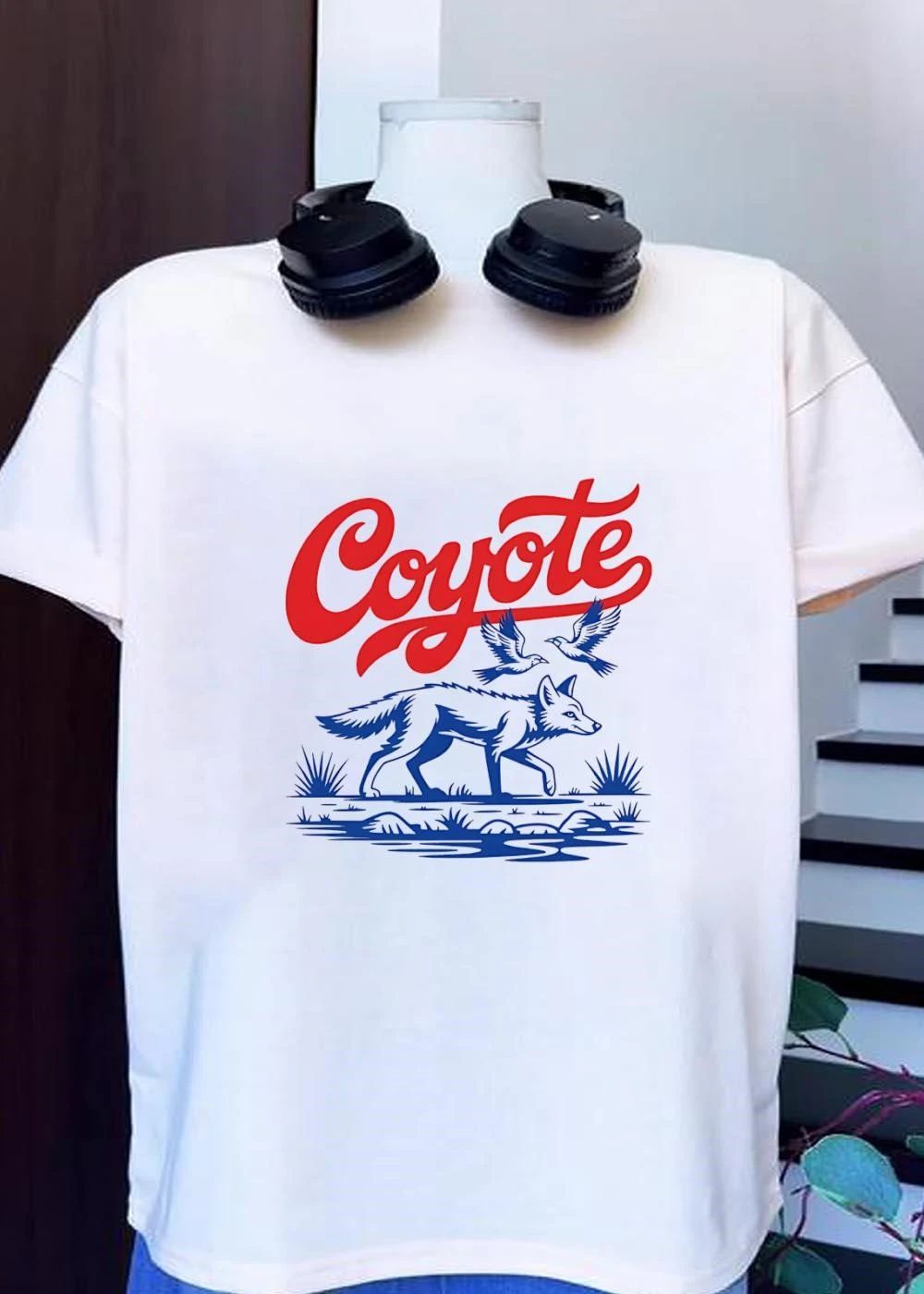 Coyote Wild Western Desert T-Shirt