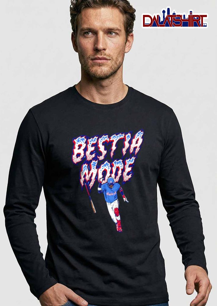 MLB Players Bestia Mode Acuna Jr Baseball Batter Dropping Bat Fiery Text shirt