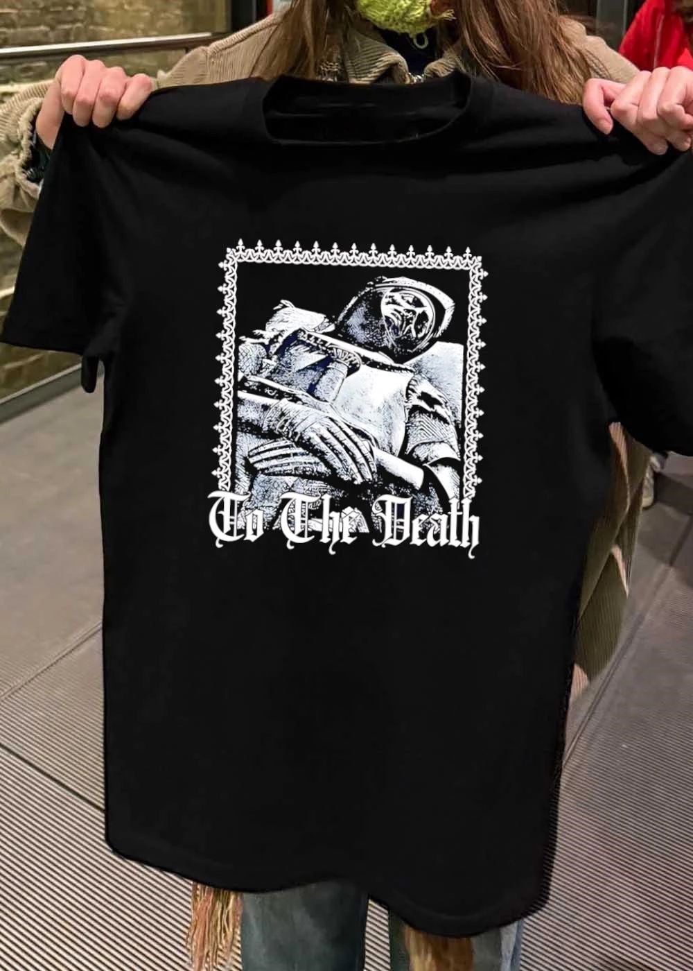 Knight in Armor Holding Sword To The Death T-Shirt