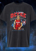 Angel Reese Shouting Atlanta Basketball Logo T-Shirt