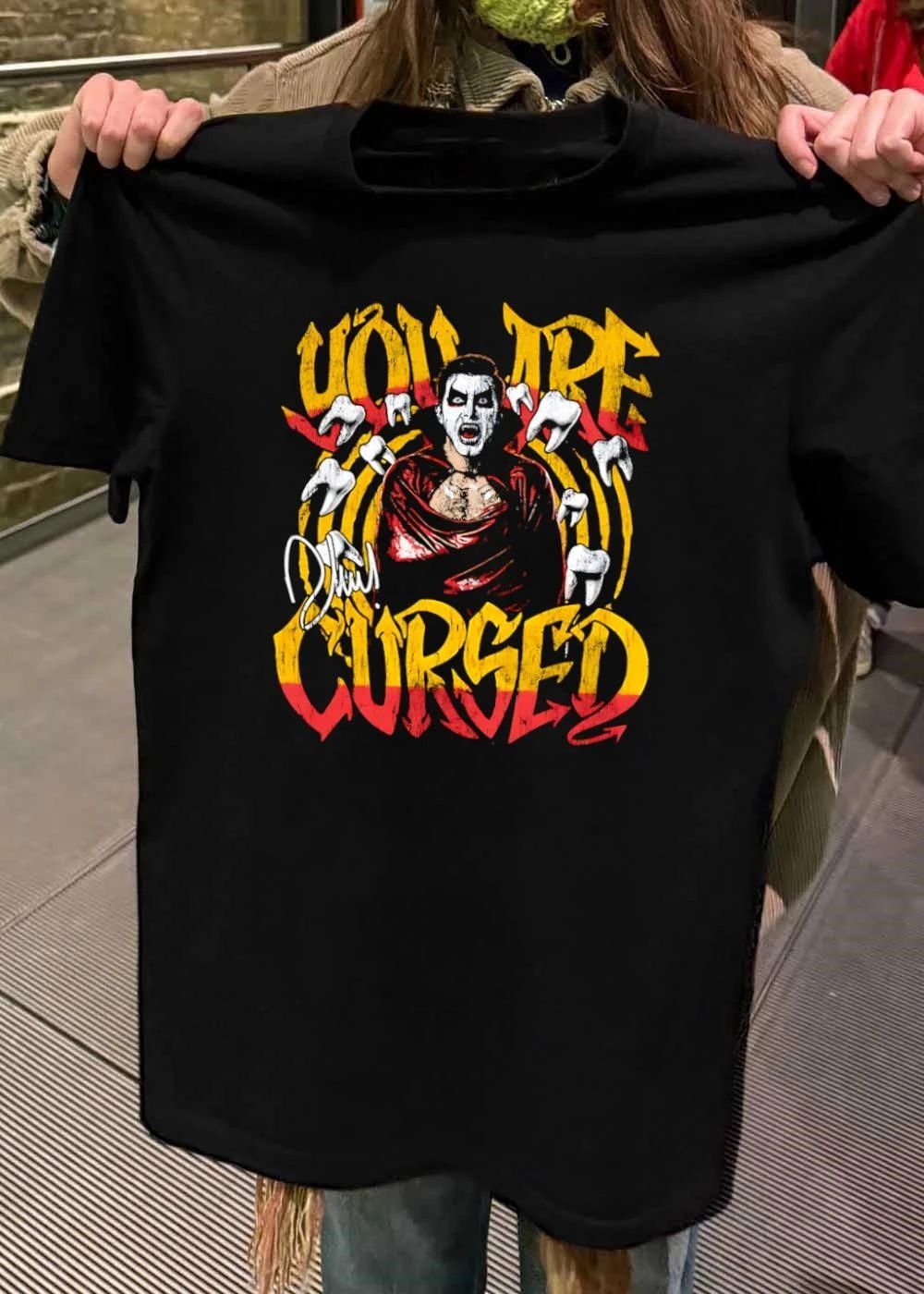 Danhausen You Are Cursed Teeth Illustration shirt