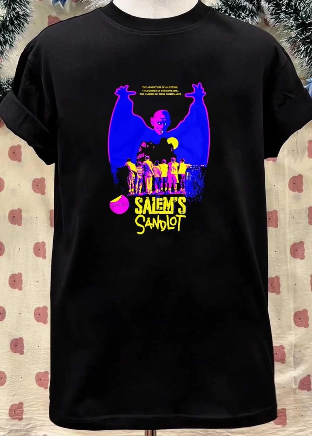 Horrible Mashup Salem’s Sandlot Movie Poster Kids Encounter Vampire T-Shirt
