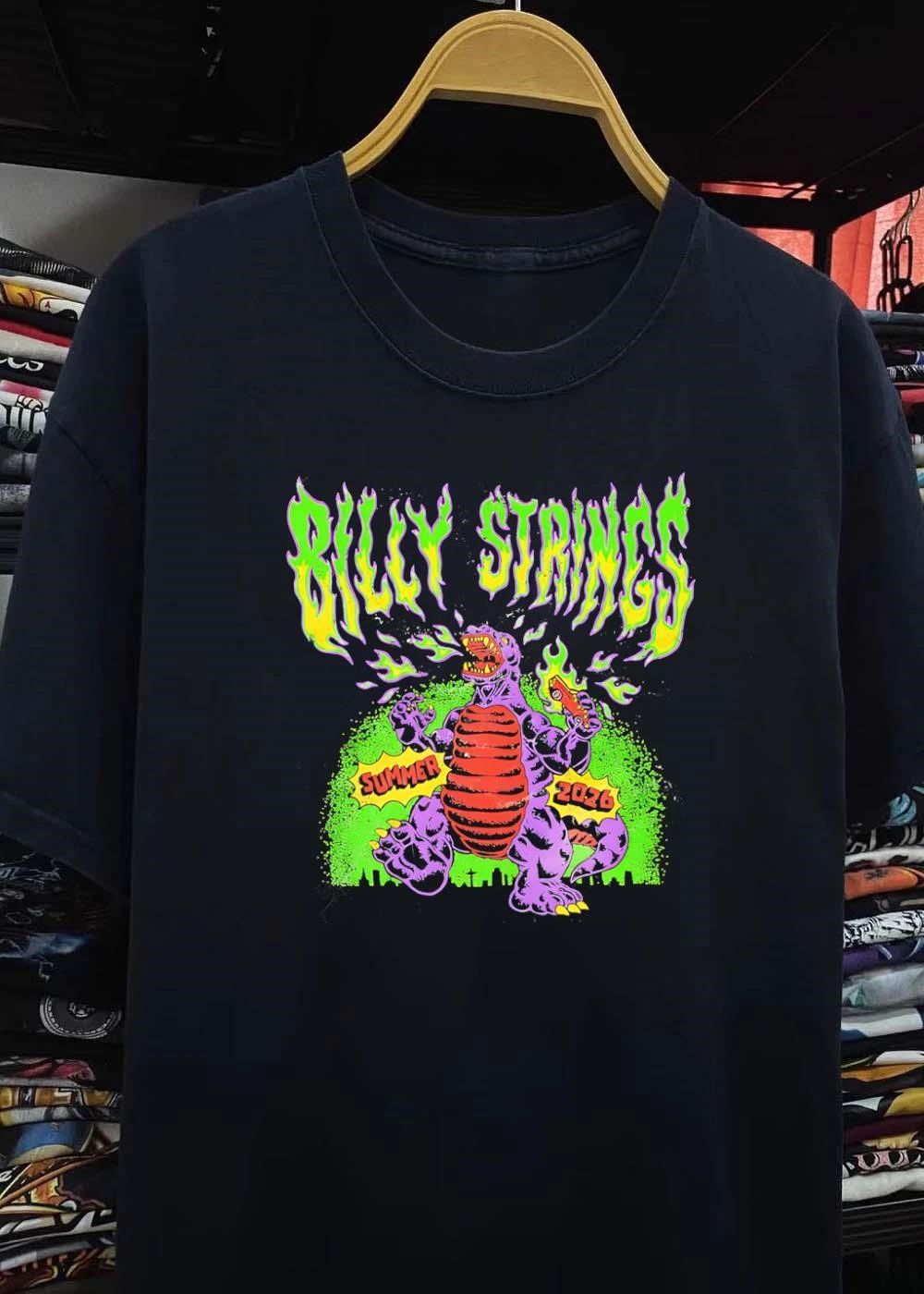 Billy Strings Summer 2026 Godzilla Fire Breathing shirt