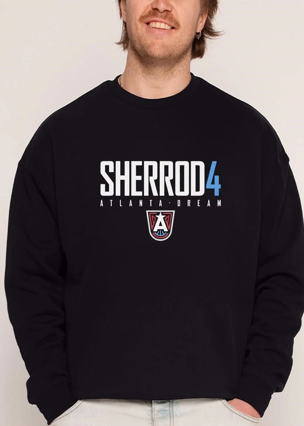 Atlanta Dream WNBA Sherrod 4 Team Crest Shield Logo Emblem Graphics shirt