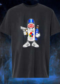 Krylon Spray Paint Gun Muscle Cartoon Street Art Style shirt