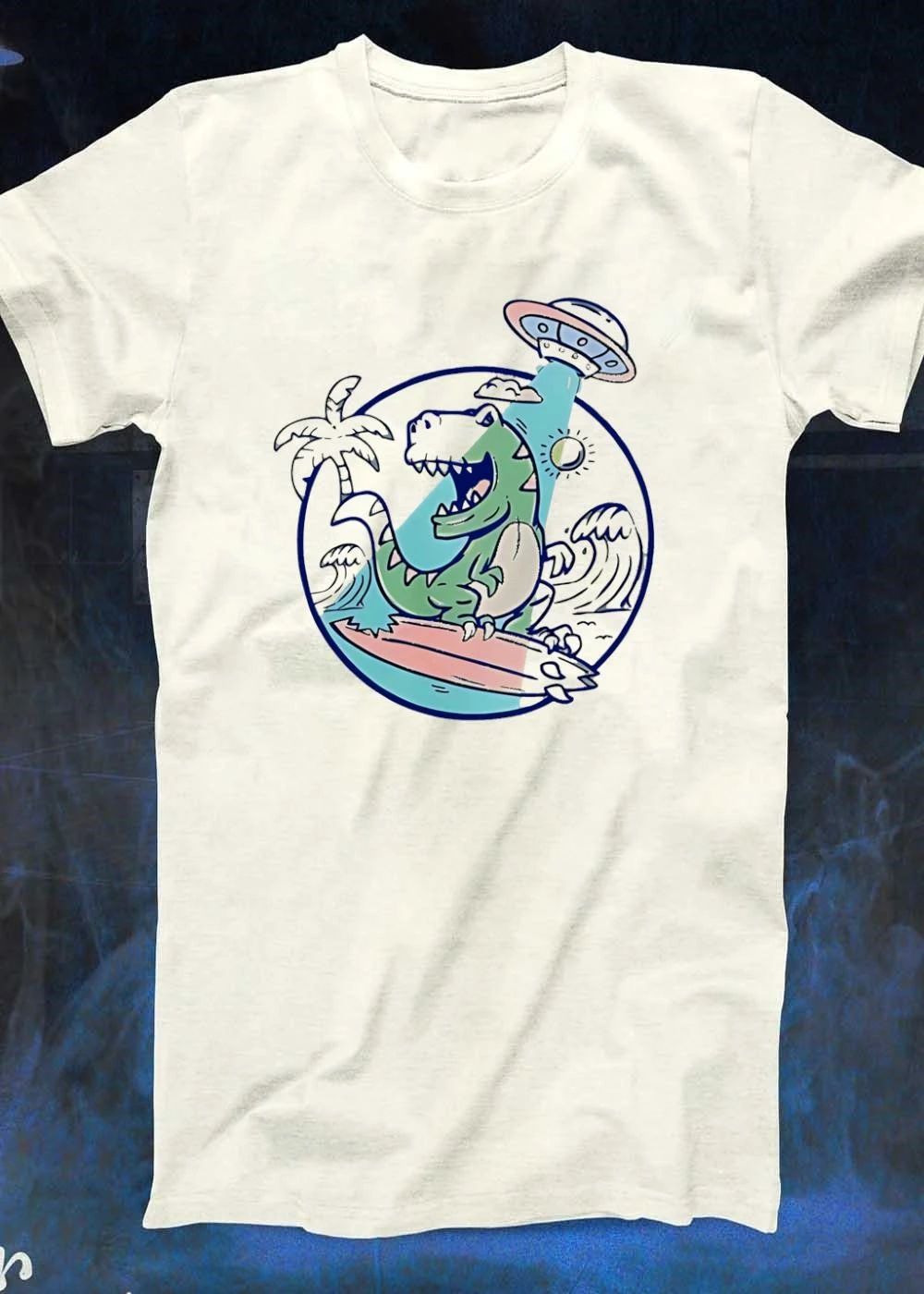 Surfing Dinosaur T-Shirt