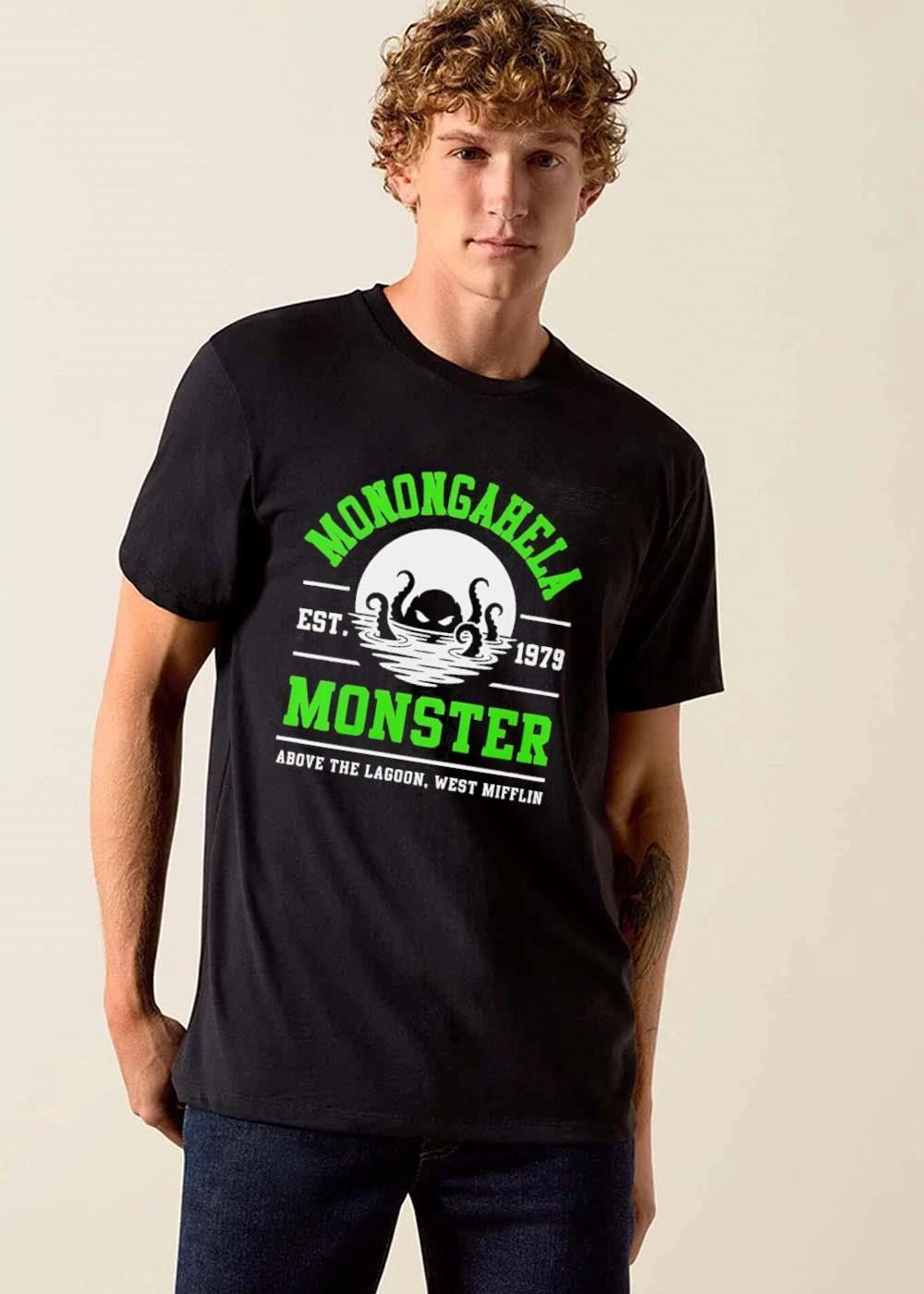 Monongahela Monster Est 1979 Above The Lagoon West Mifflin Octopus Water Full Moon shirt