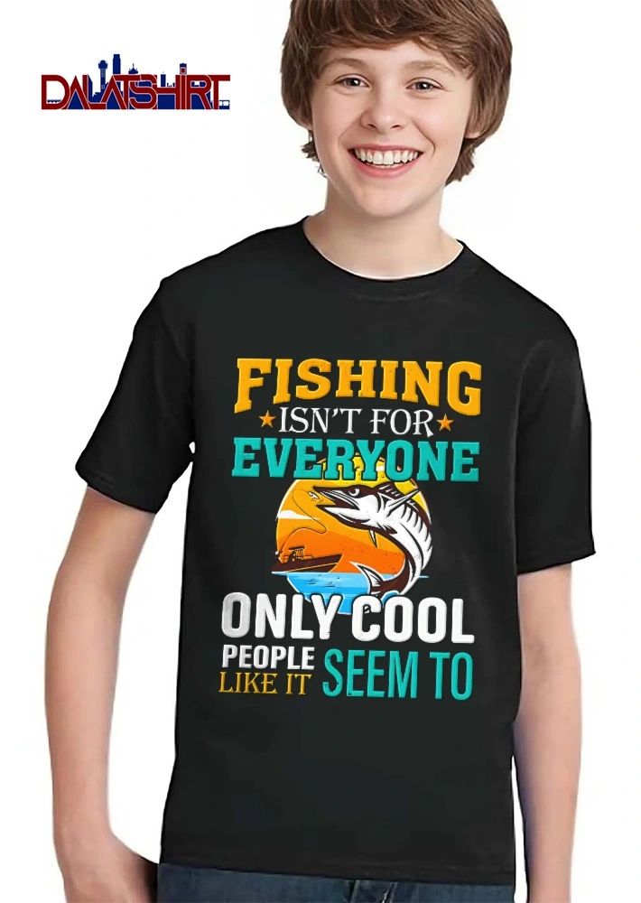 Fishing Isnt For Everyone Only People Seem To Like It Jumping Marlin Boat Sunset Circle shirt