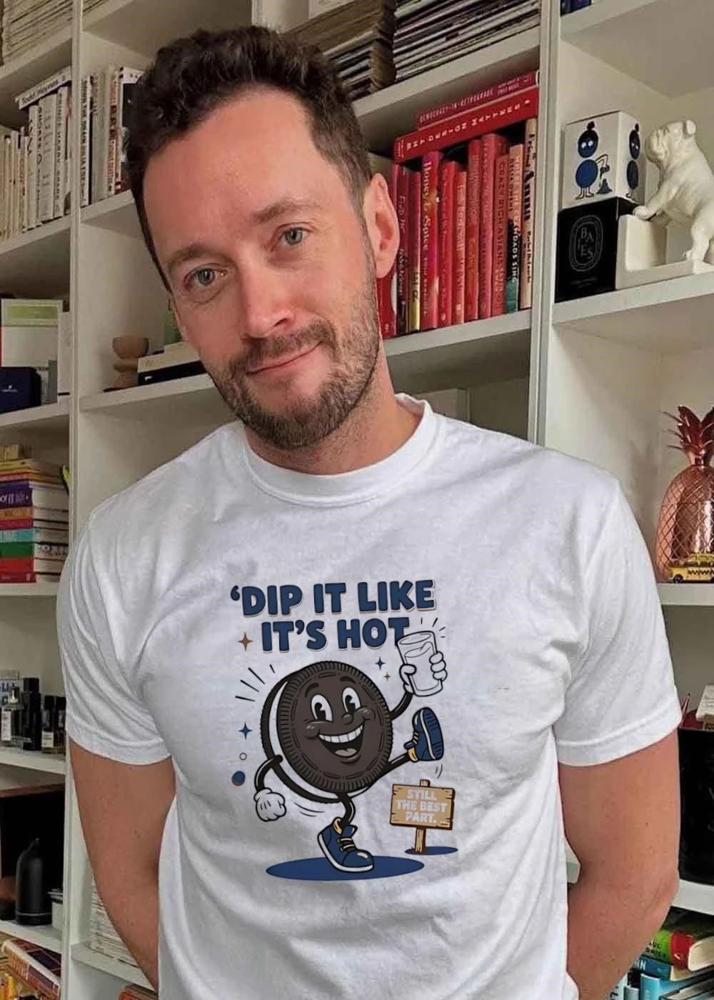 Still The Best Part Dip It Like Its Hot Cookie Holding Milk shirt
