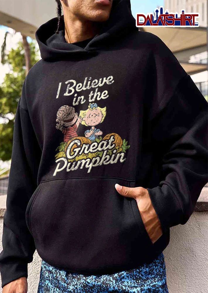I Believe In The Great Pumpkin Linus Sally Patch Vintage Distressed Cartoon shirt
