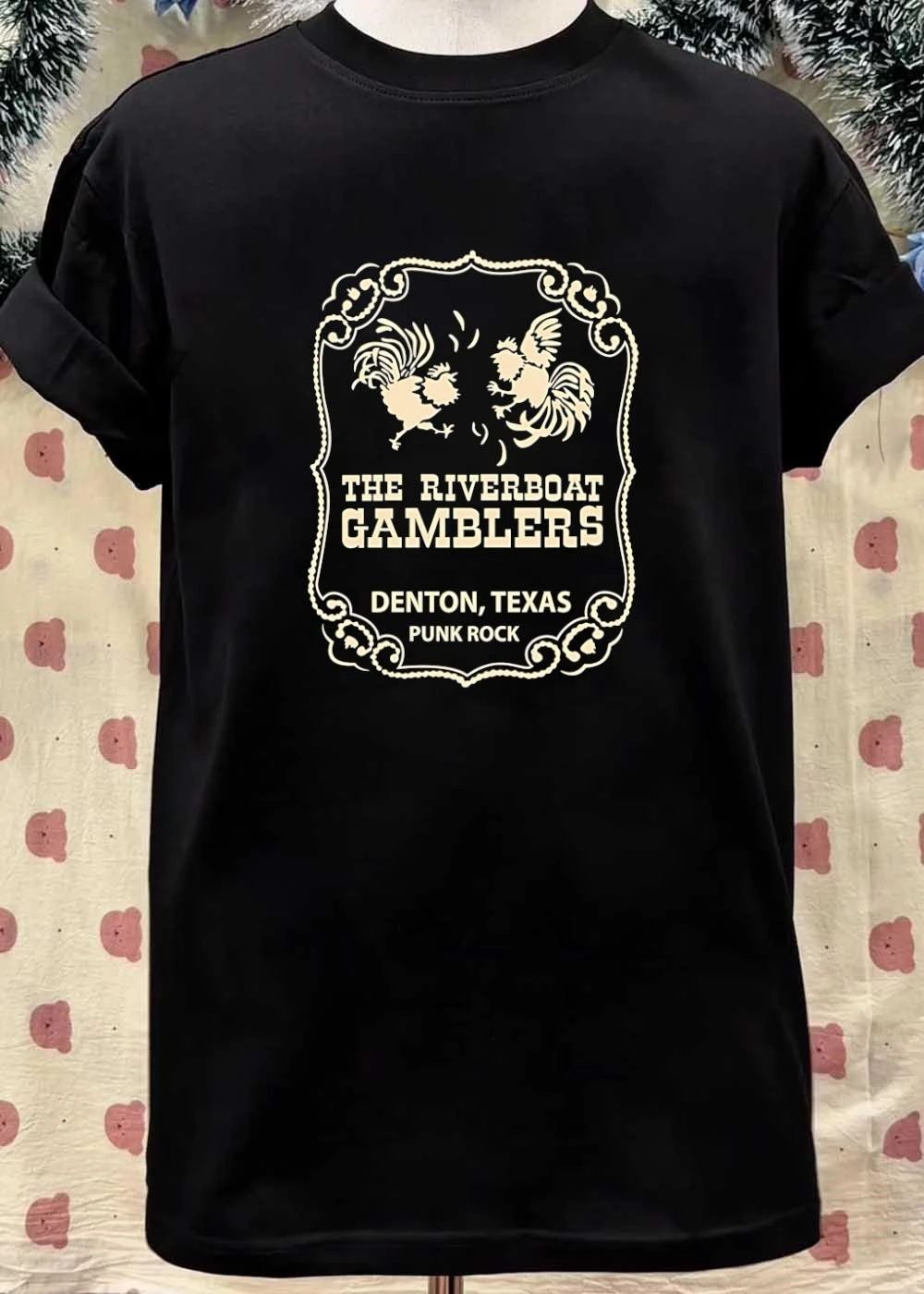 Denton Texas The Riverboat Gamblers Fighting Cocks Punk Rock shirt