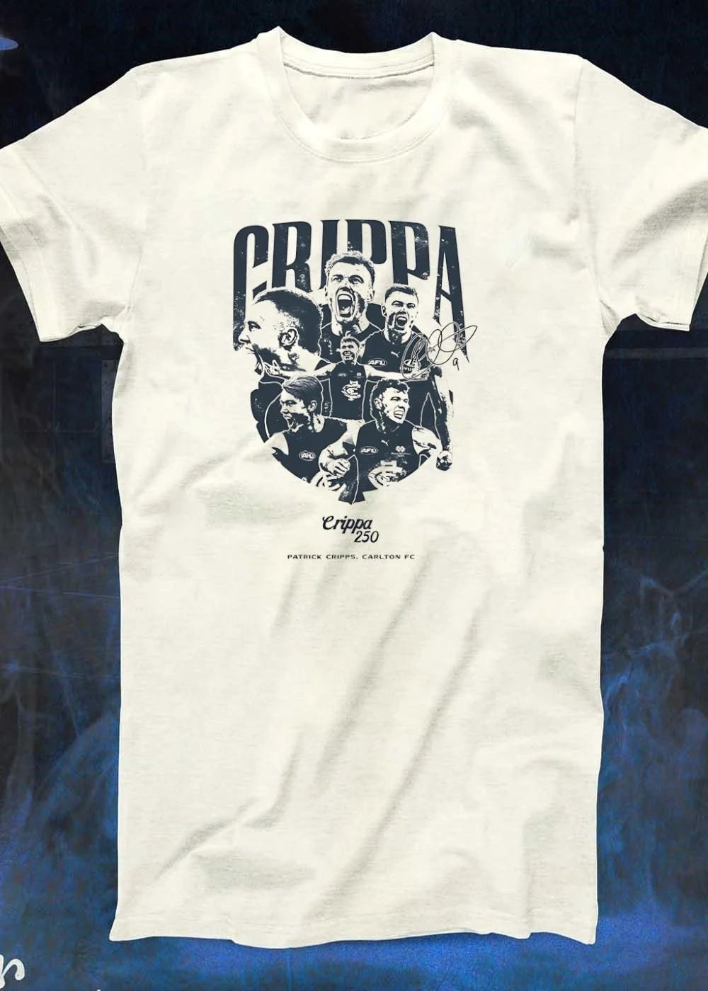 Crippa 250 Patrick Cripps Carlton FC T-Shirt