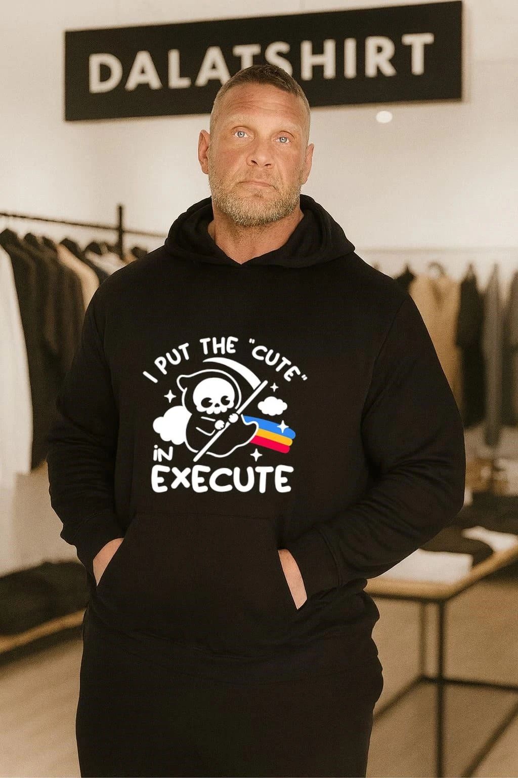 I Put the Cute in Execute Grim Reaper shirt