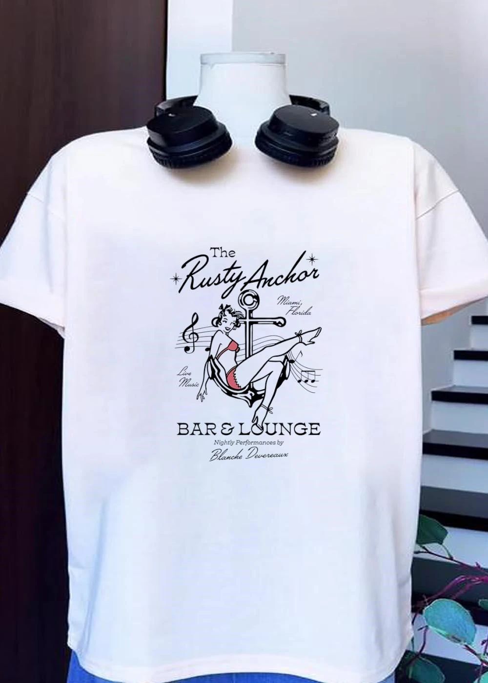 Nightly Performances By Blanche Devereaux The Rusty Anchor Miami Florida Live Music Bar & Lounge Shirt