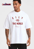 Elly Vs The World Bold White Typography Player Autograph shirt