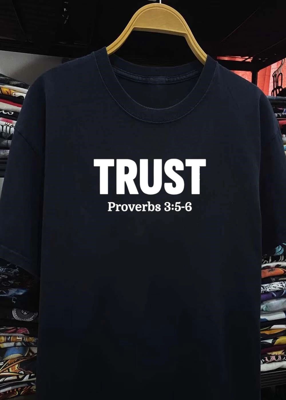 Proverbs 3 5 6 Trust Bible Verse T-Shirt