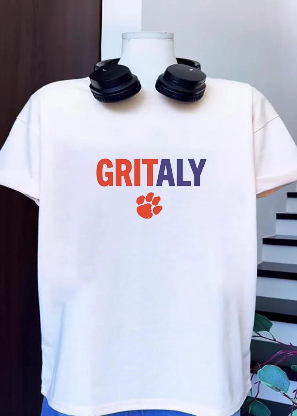 Clemson Apparel Gritaly Paw Logo T-Shirt
