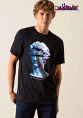 You Are Not Forgotten Classical Statue Bust Glitch Wave Distortion shirt