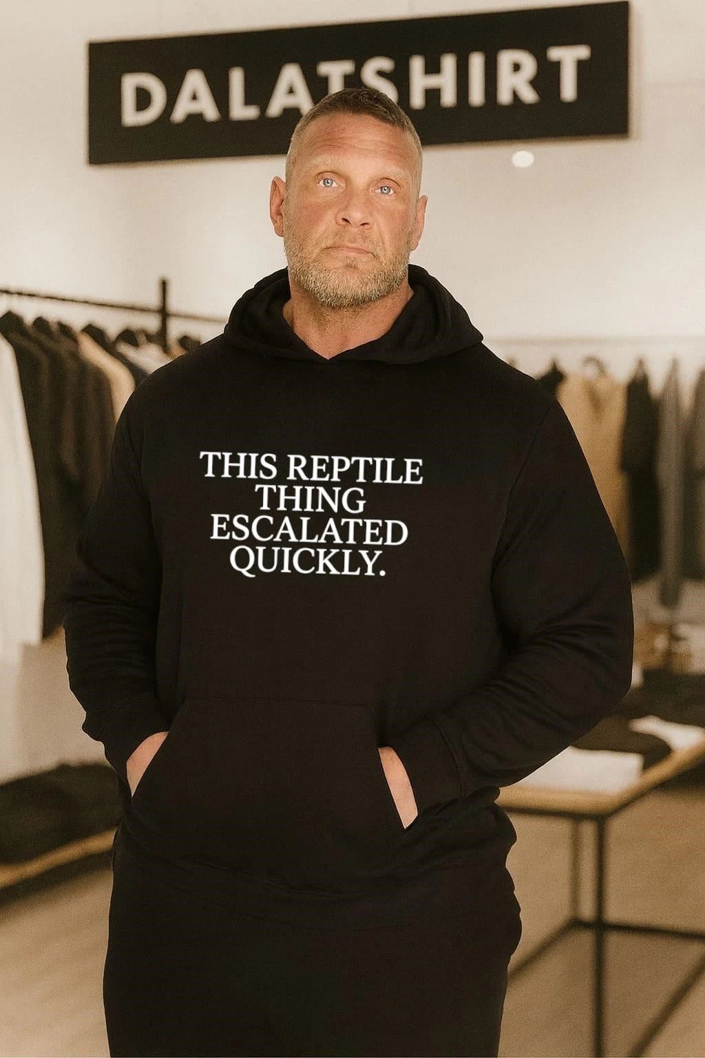 Original This Reptile Thing Escalated Quickly shirt