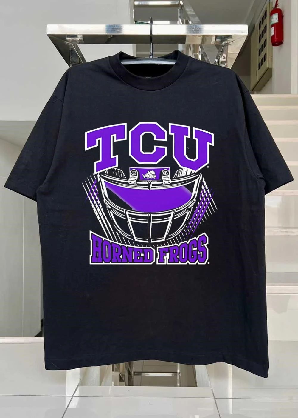 TCU Horned Frogs Football Helmet shirt