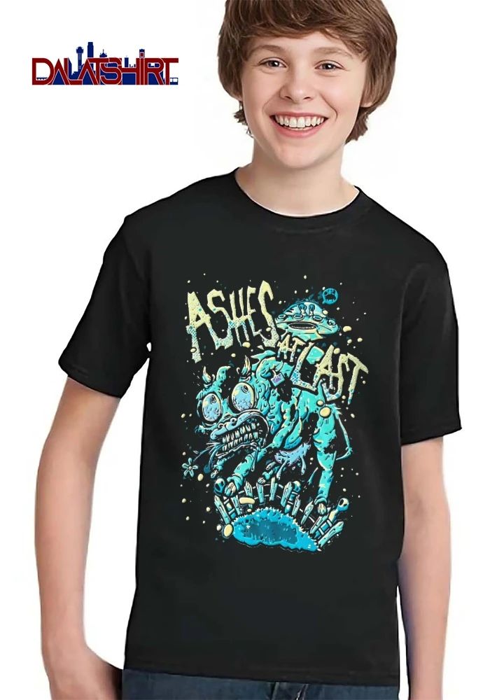 Ashes At Last Cartoon Mutated Mad Cow Flying Saucer UFO Fence shirt