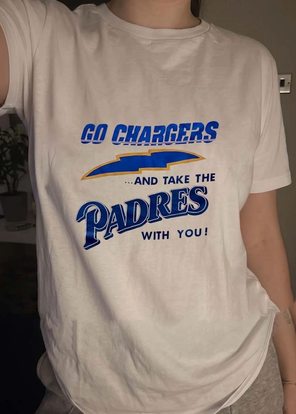 Go Chargers and Take the Padres with You T-Shirt