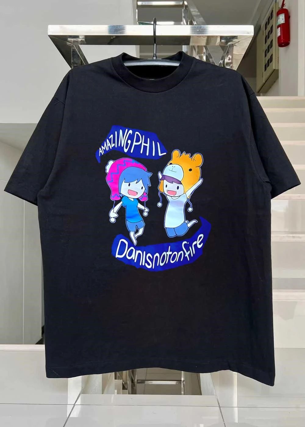 Amazing Phil and Danisnotonfire Characters Jumping shirt