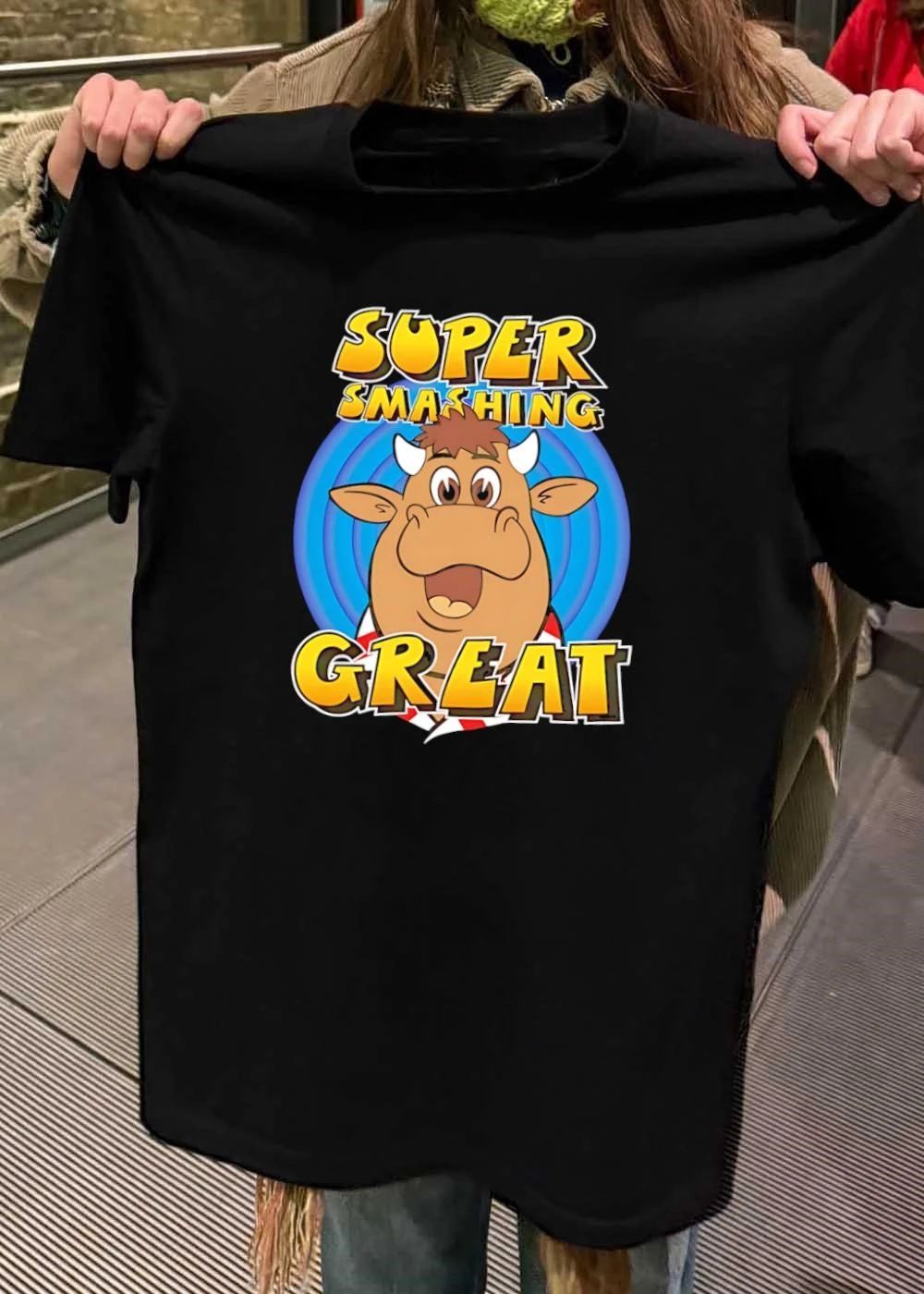 Super Smashing Great Bull Cartoon shirt
