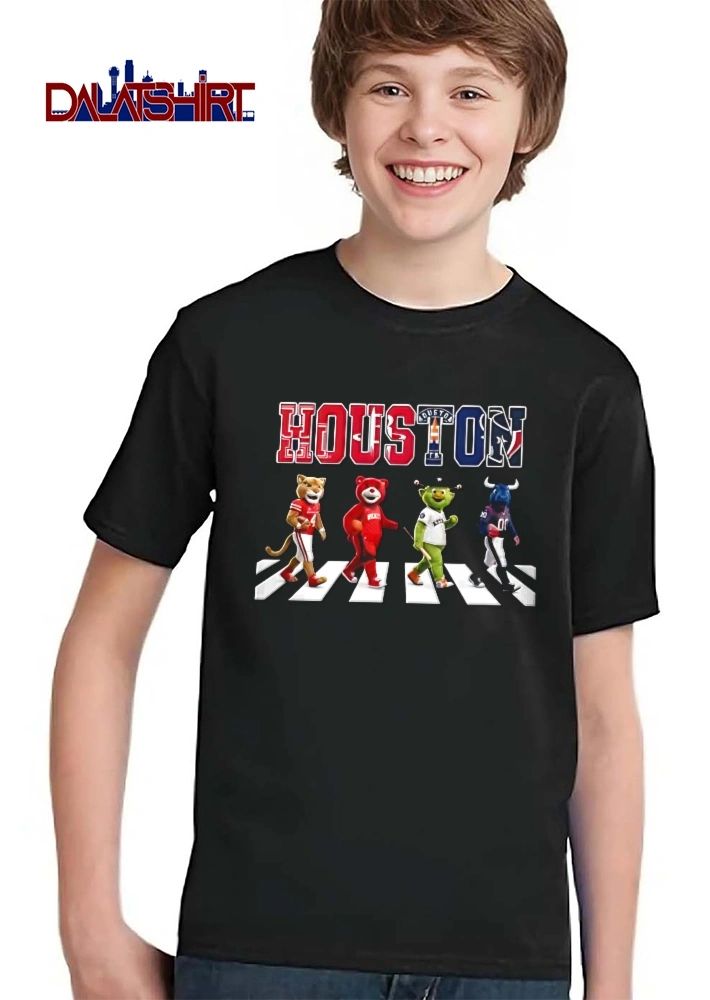 HOUSTON Cougar football Bear basketball Dynamo soccer Bull football shirt