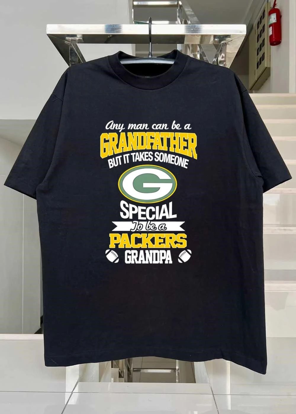 Any Man Can Be a Grandfather but It Takes Someone Special to Be a Packers Grandpa shirt