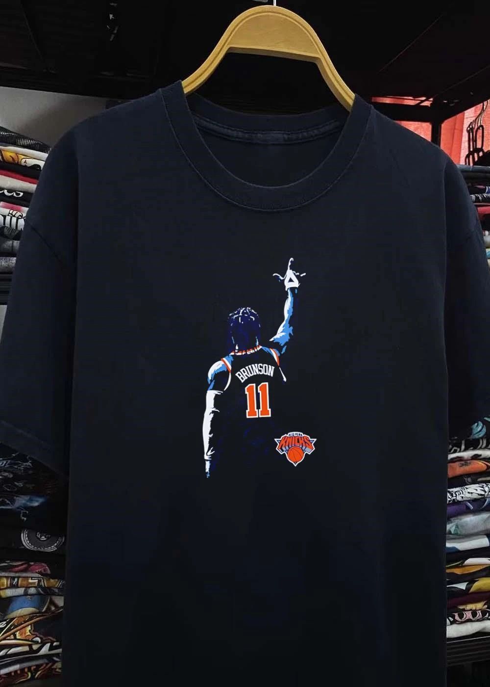 Jalen Brunson Jersey Back View Knicks T-Shirt