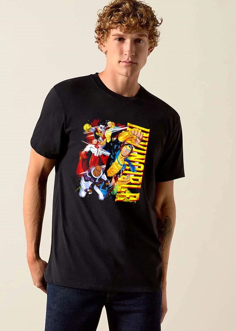 Invincible Omni Man Bulletproof Flying Superheroes Comic shirt