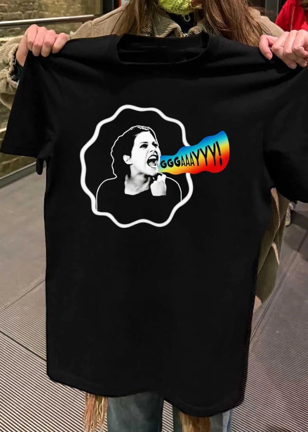Ggaayyy! Shout Woman Shirt