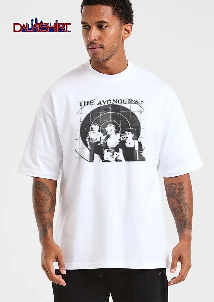 The Avengers Target Grid Punk Band Halftone Performance shirt